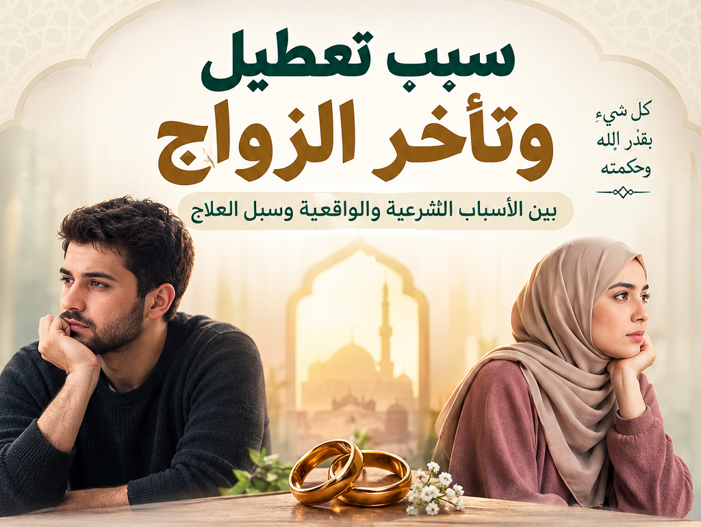 سبب تعطيل وتأخر الزواج