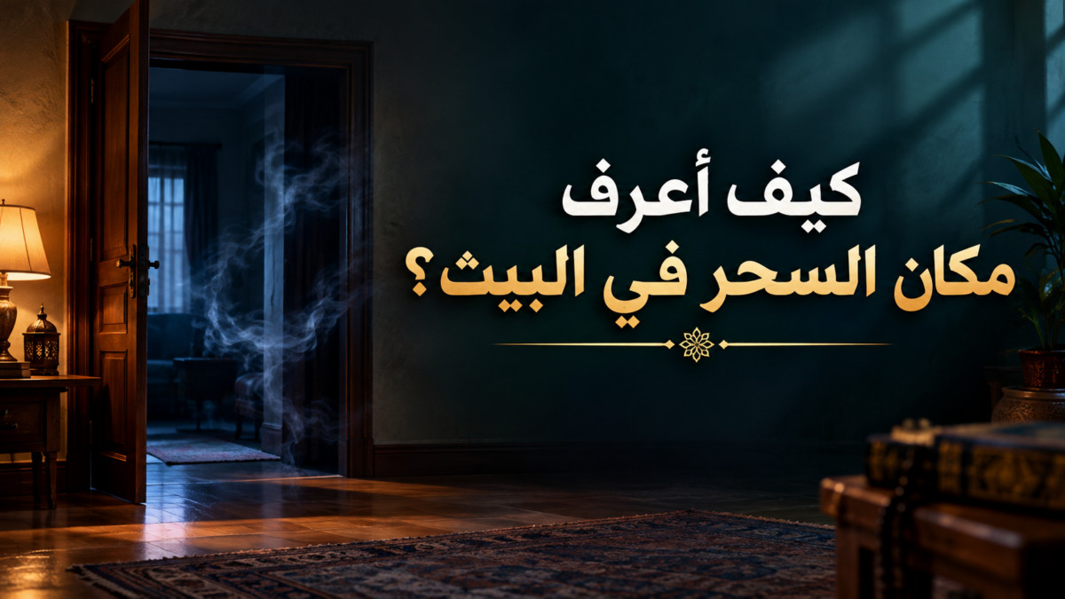 كيف اعرف مكان السحر في البيت